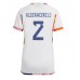 Belgien Toby Alderweireld #2 Borta matchtröja Dam VM 2022 Kortärmad Billigt